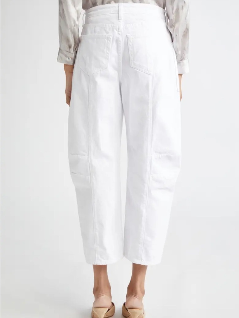 Urban Outfitters White Cotton & line Blend - Picture 2 of 11